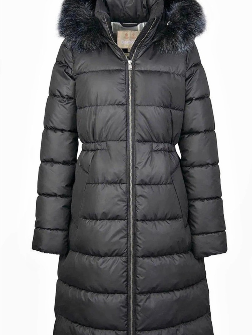 Barbour Francesca Black Winter Parka Puffer Coat | UK 10 / US 6